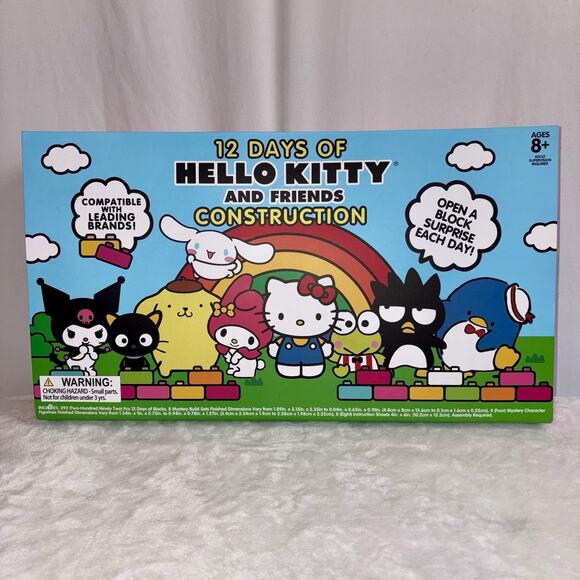 Sanrio 12 Days Of Hello Kitty And Friends Construction Building Blocks NEW - Picture 1 of 8